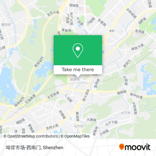 坳背市场-西南门 map