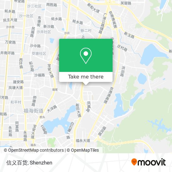 信义百货 map