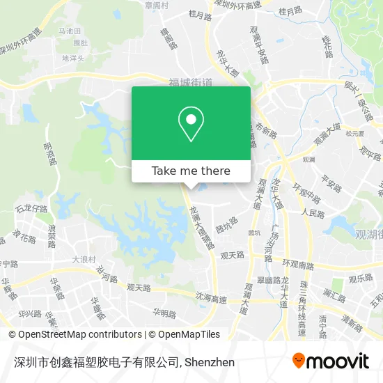 深圳市创鑫福塑胶电子有限公司 map