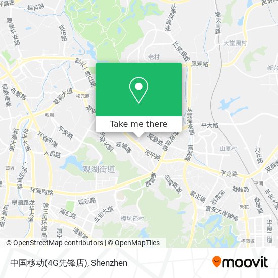 中国移动(4G先锋店) map