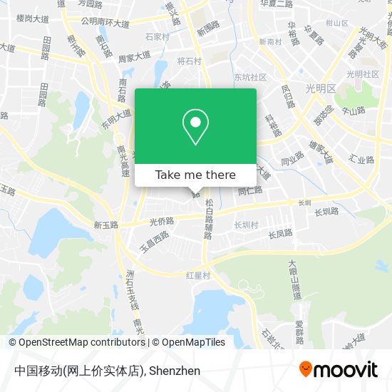 中国移动(网上价实体店) map