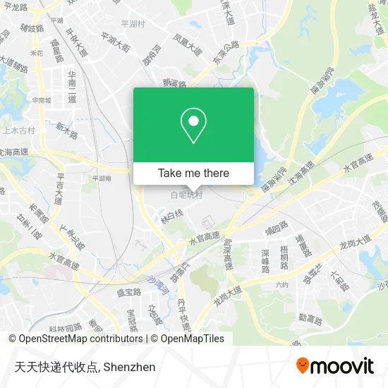 天天快递代收点 map