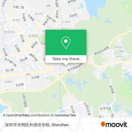 深圳市光明区外国语学校 map
