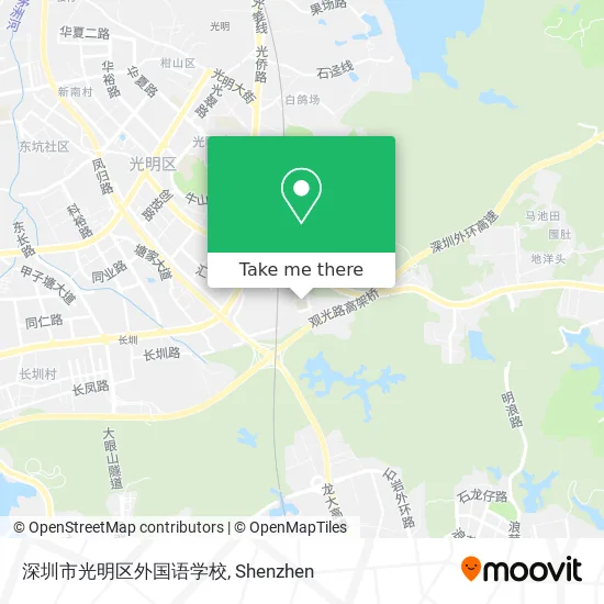 深圳市光明区外国语学校 map