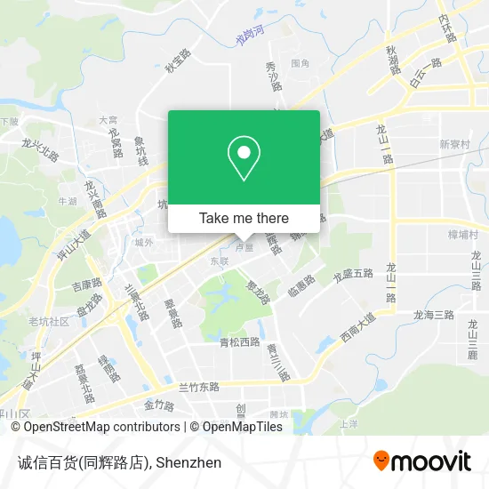 诚信百货(同辉路店) map