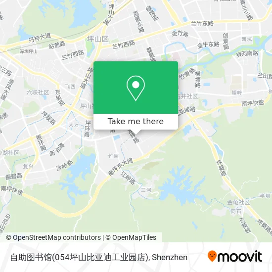 自助图书馆(054坪山比亚迪工业园店) map