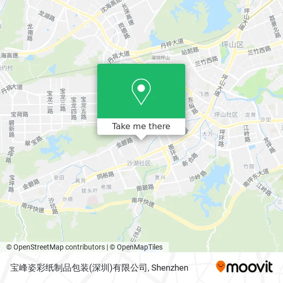 宝峰姿彩纸制品包装(深圳)有限公司 map