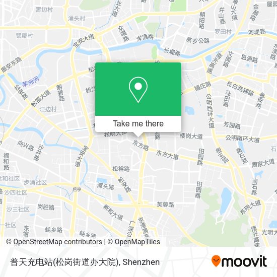 普天充电站(松岗街道办大院) map