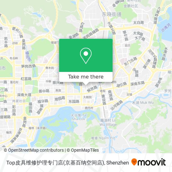 Top皮具维修护理专门店(京基百纳空间店) map