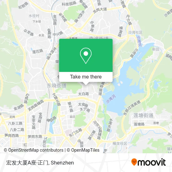 宏发大厦A座-正门 map