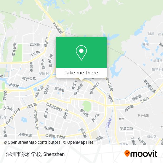 深圳市尔雅学校 map