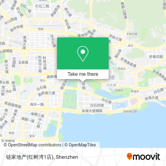链家地产(红树湾1店) map
