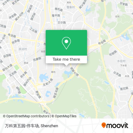 万科第五园-停车场 map