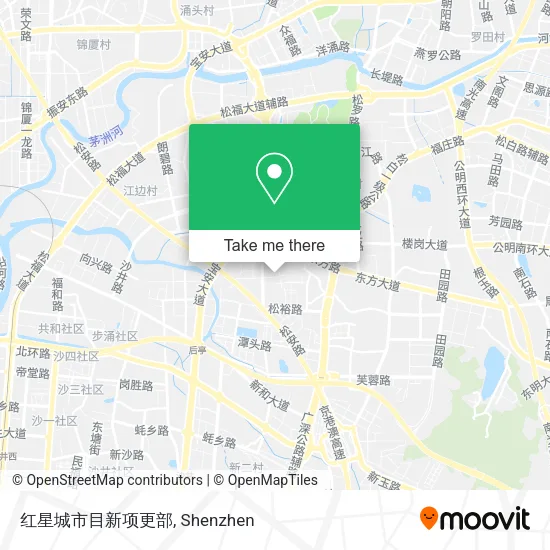 红星城市目新项更部 map