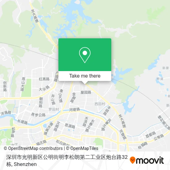 深圳市光明新区公明街明李松朗第二工业区炮台路32栋 map