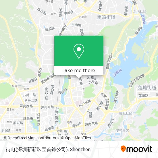街电(深圳新新珠宝首饰公司) map