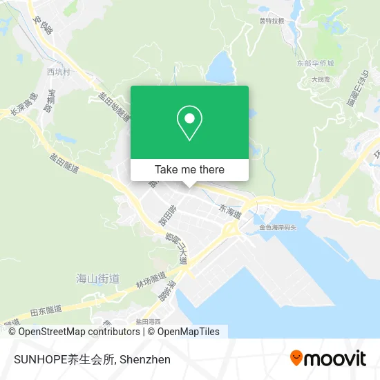 SUNHOPE养生会所 map