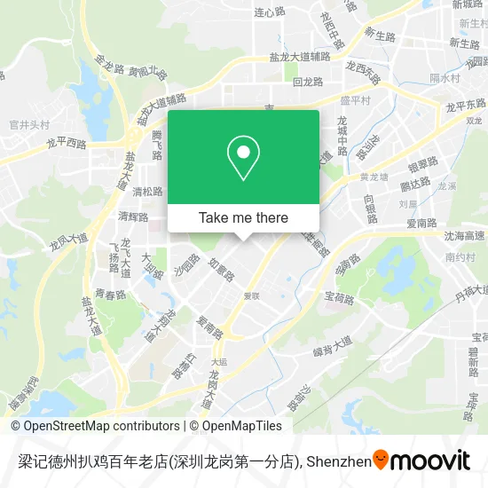 梁记德州扒鸡百年老店(深圳龙岗第一分店) map