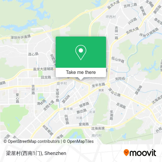 梁屋村(西南1门) map