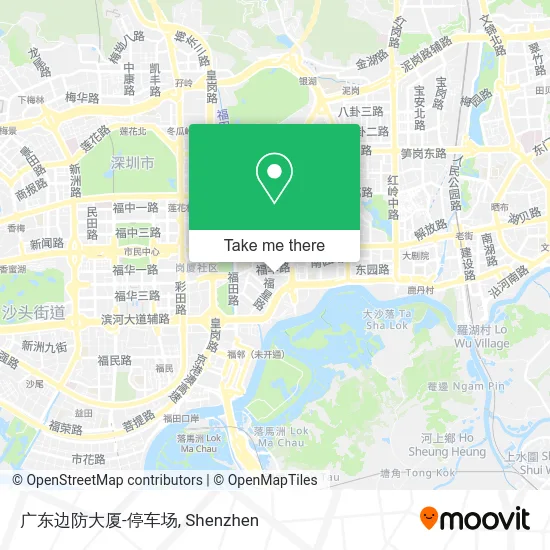 广东边防大厦-停车场 map