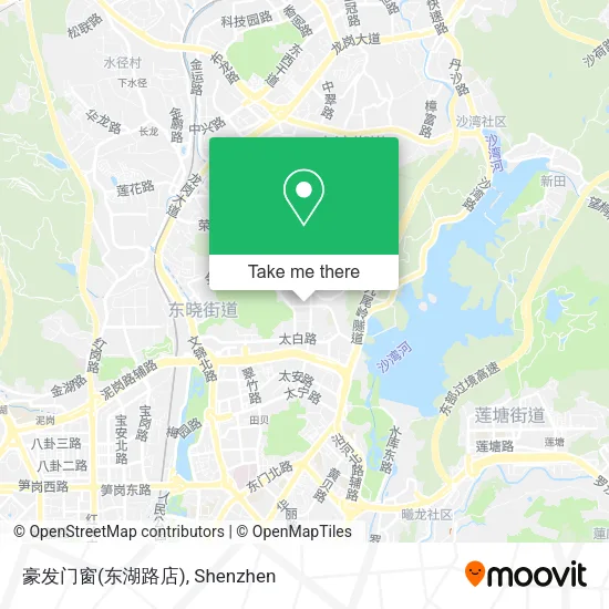 豪发门窗(东湖路店) map