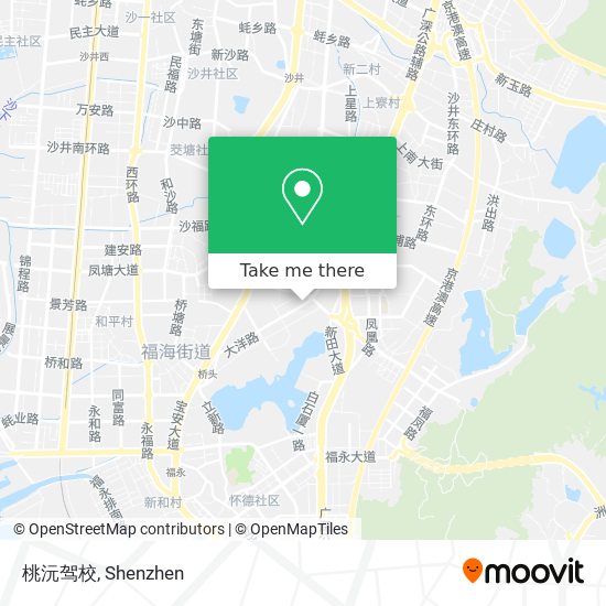 桃沅驾校 map