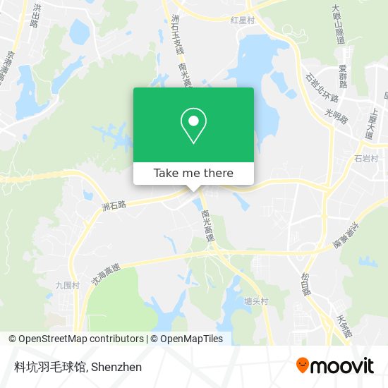 料坑羽毛球馆 map