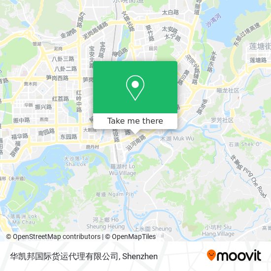华凯邦国际货运代理有限公司 map
