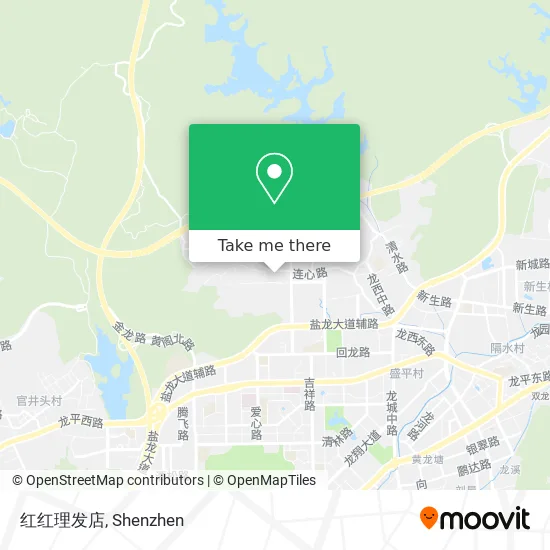 红红理发店 map