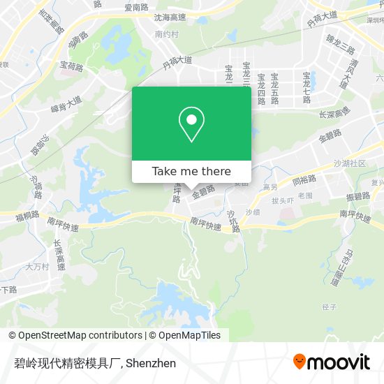 碧岭现代精密模具厂 map