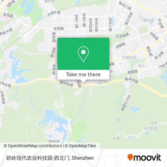 碧岭现代农业科技园-西北门 map