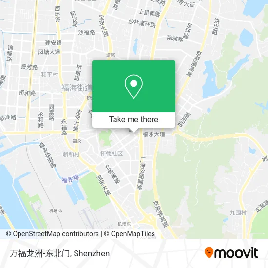 万福龙洲-东北门 map