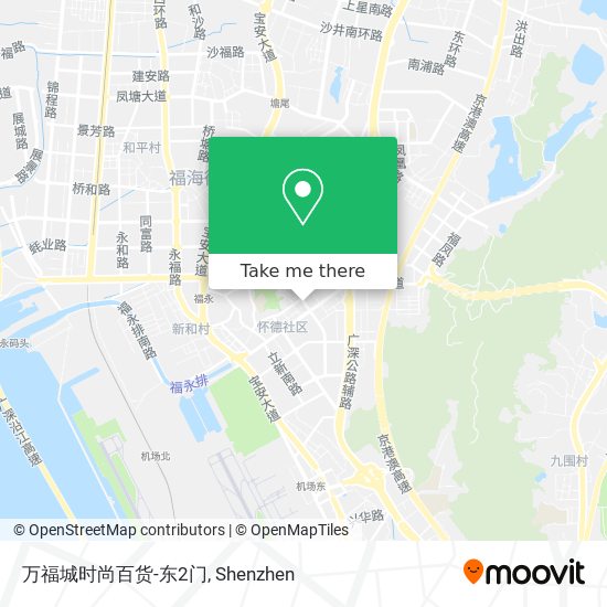 万福城时尚百货-东2门 map