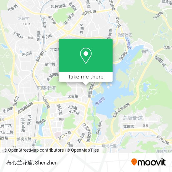 布心兰花庙 map