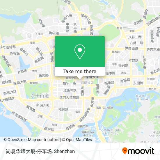 岗厦华嵘大厦-停车场 map