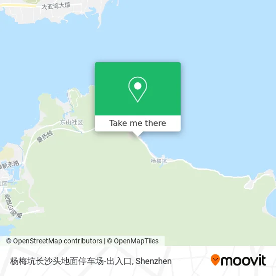 杨梅坑长沙头地面停车场-出入口 map