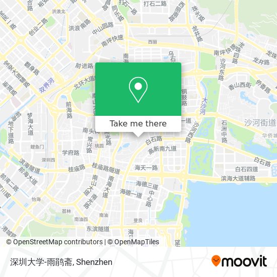 深圳大学-雨鹃斋 map
