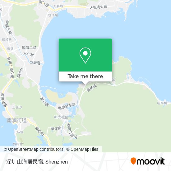 深圳山海居民宿 map