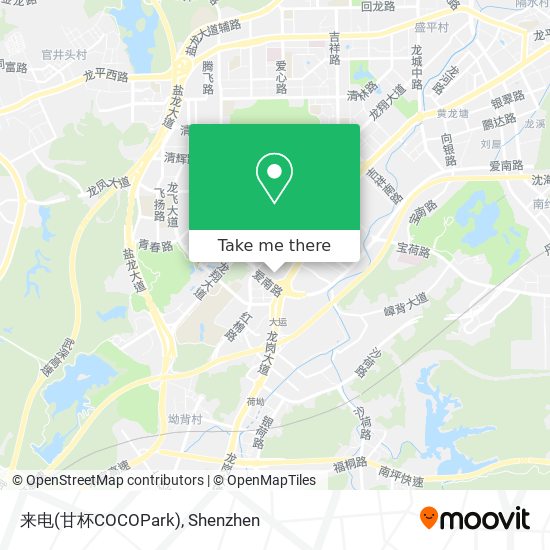 来电(甘杯COCOPark) map