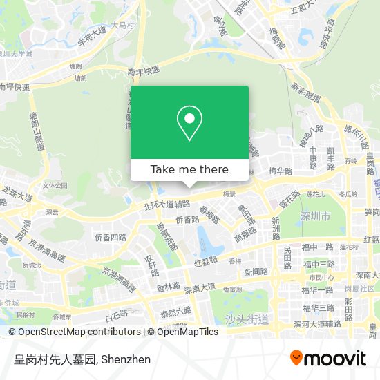 皇岗村先人墓园 map