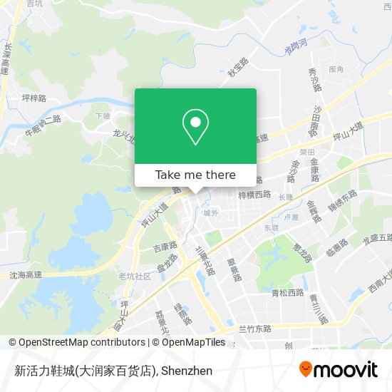 新活力鞋城(大润家百货店) map