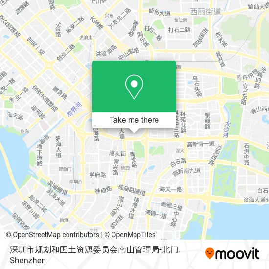 深圳市规划和国土资源委员会南山管理局-北门 map