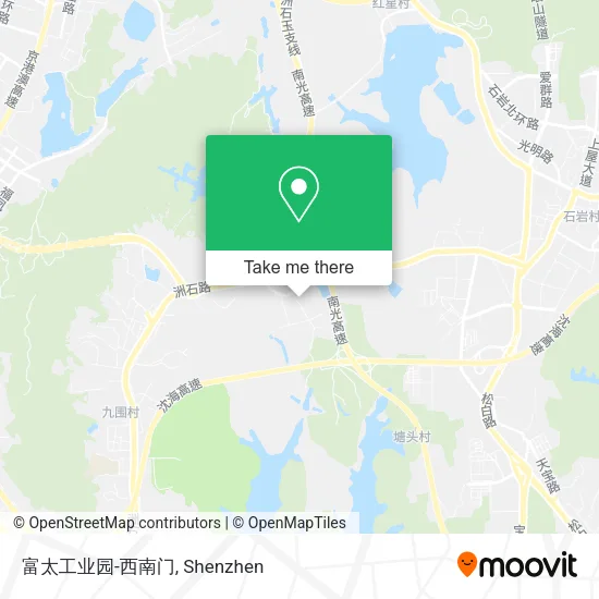 富太工业园-西南门 map
