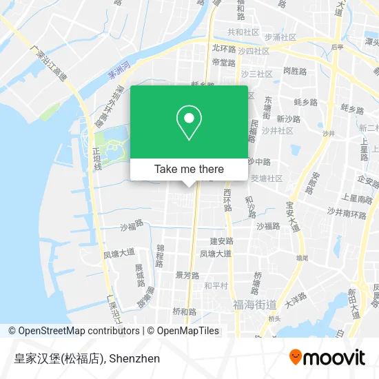 皇家汉堡(松福店) map