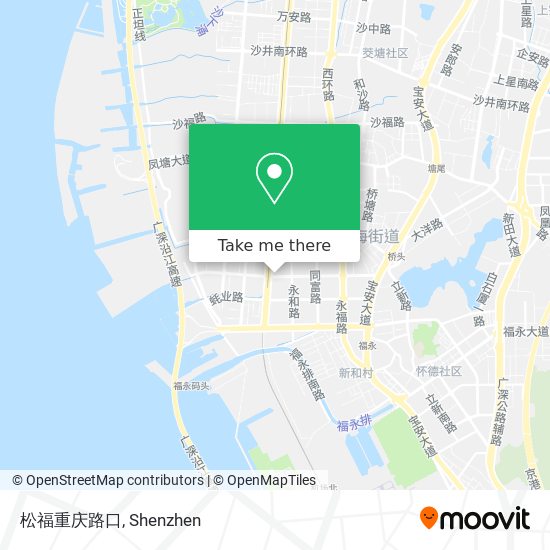 松福重庆路口 map