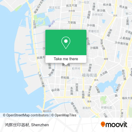 鸿辉丝印器材 map