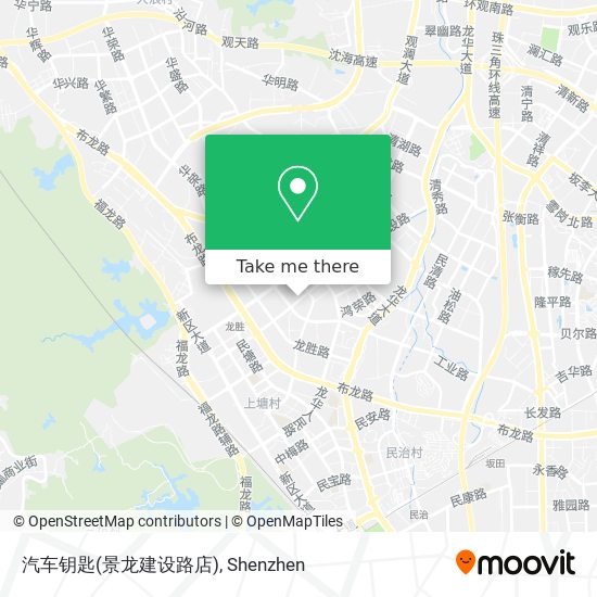汽车钥匙(景龙建设路店) map