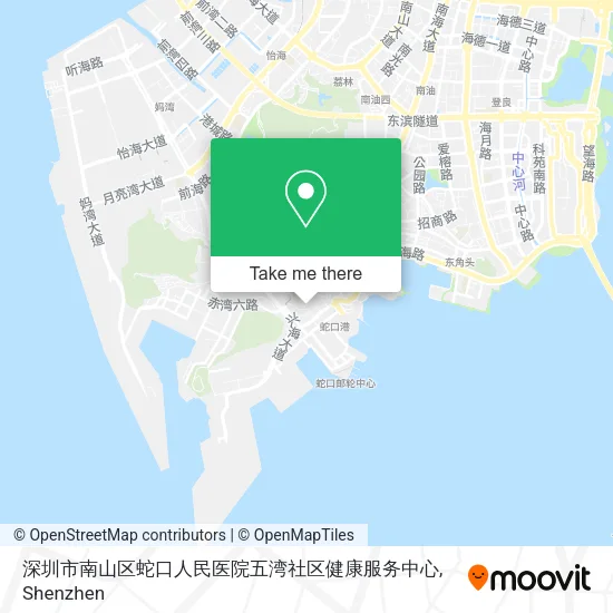深圳市南山区蛇口人民医院五湾社区健康服务中心 map