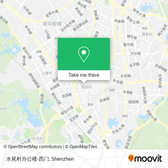 水尾村办公楼-西门 map
