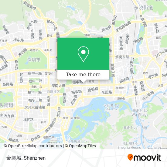金鹏城 map